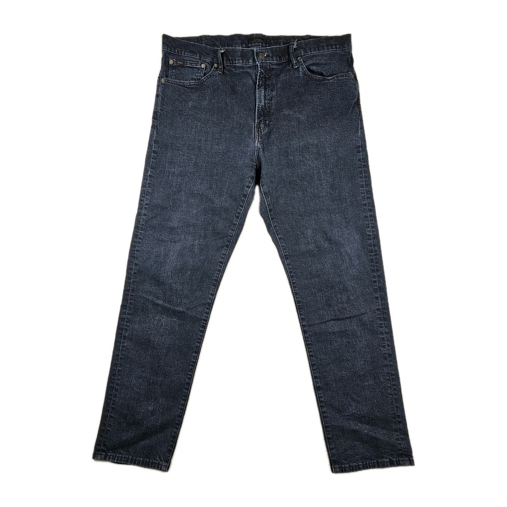 Polo Ralph Lauren Prospect Straight 42x34 (38x32) Mens Dark Wash Stretch Jeans